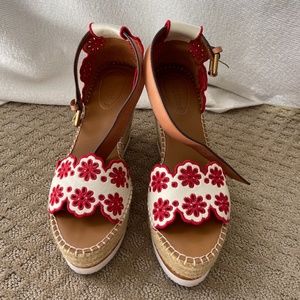 See by Chloe Glyn Platform Wedge Espadrilles